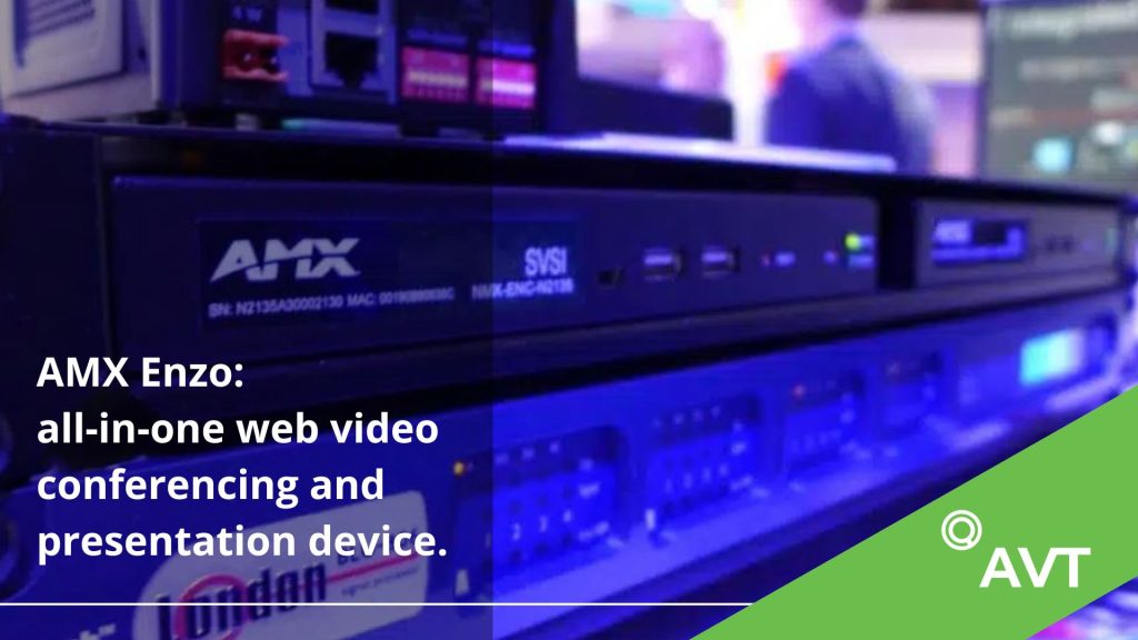 AMX Enzo - Integrated web video conferencing and presentation device, all in one