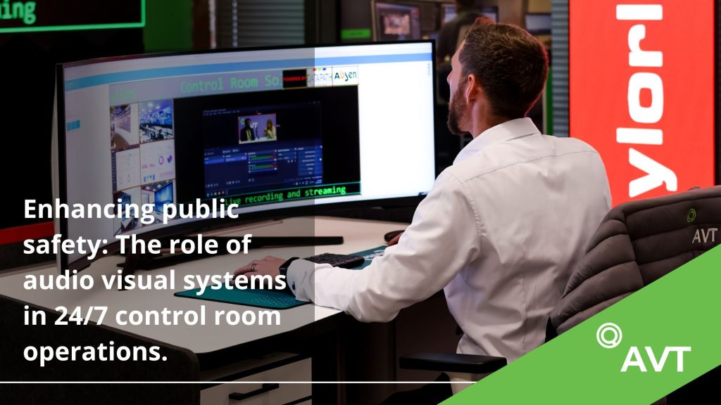 Enhancing public safety The role of audio visual systems in 247 control room operations.